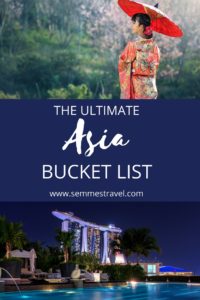 asia bucket list